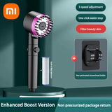 XIAOMI High Pressurized Filter Shower Head 3-Mode Adjustable Spray with Massage Brush Rain Faucet Shower Set Bathroom Accessory