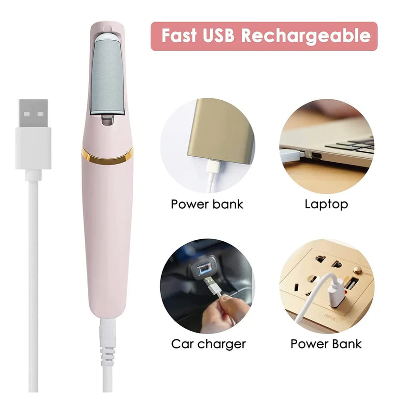 Electric Pedicure Machine Foot Grinder Pedicure Tools Foot File Callus Remover Skin Care for Heels Dead Skin Remover